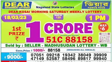 nagaland state lottery morning.